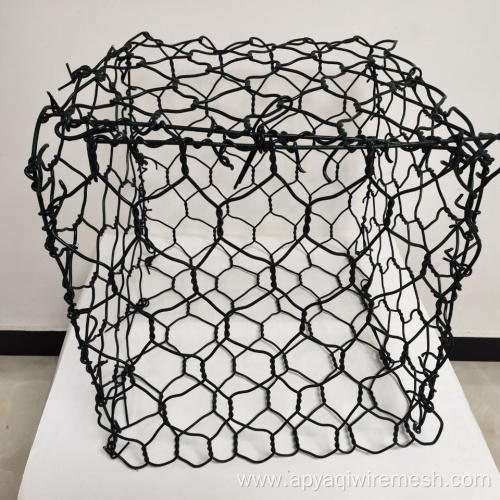 galvanized hexagonal gabion basket retaining wall gabion box